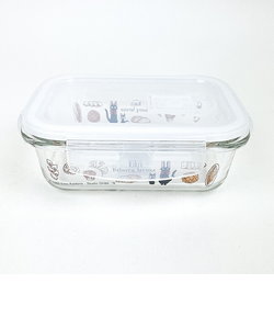 スタジオジブリ 魔女の宅急便 耐熱ガラス製 4点ロック保存容器(370ml) キッチン