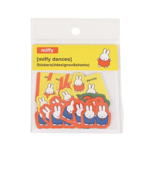 ミッフィー miffy フレークシール (ダンス) 文具 日本製