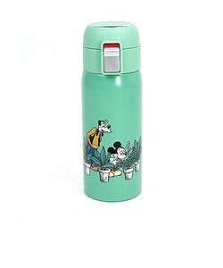 ディズニー ミッキー＆フレンズ グリーンワールド ワンタッチストローボトル 水筒 ランチ Disney