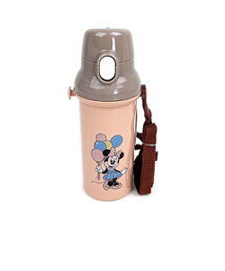 ディズニー ミニーマウス 抗菌食洗器対応直のみワンタッチボトル (レトロ) 水筒 ランチ Disney