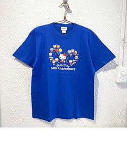 サンリオ ハローキティ 50thTシャツ Lサイズ ブルー
