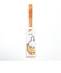 ミッフィー miffy クリア箸 (ライトオレンジ) 食器 日本製