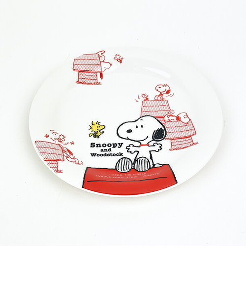 スヌーピー ウッドストック ケーキ皿 Snoopy's house 食器 日本製 SNOOPY