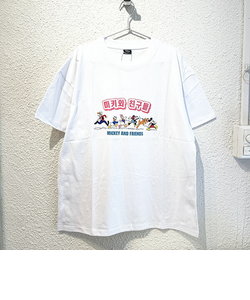 ディズニー ミッキー＆フレンズ ハングルシリーズ Ｔシャツ(ホワイト) Mサイズ アパレル Disney