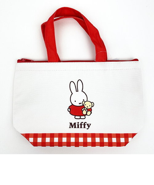 ミッフィー 保温保冷ミニトート ギンガムシリーズ レッド miffy