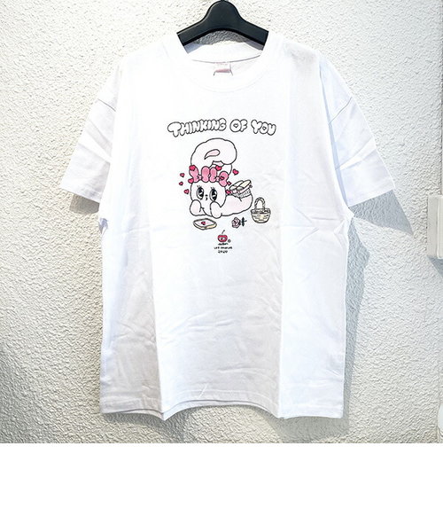 エスターバニー（Esther Bunny） Tシャツ ホワイト Lサイズ アパレル