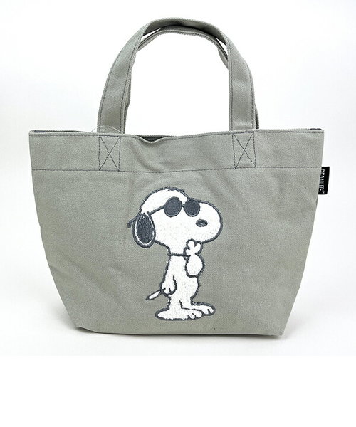 SNOOPY サガラキャンバス ミニトート ジョー・クール バッグ ランチバッグ デイユース