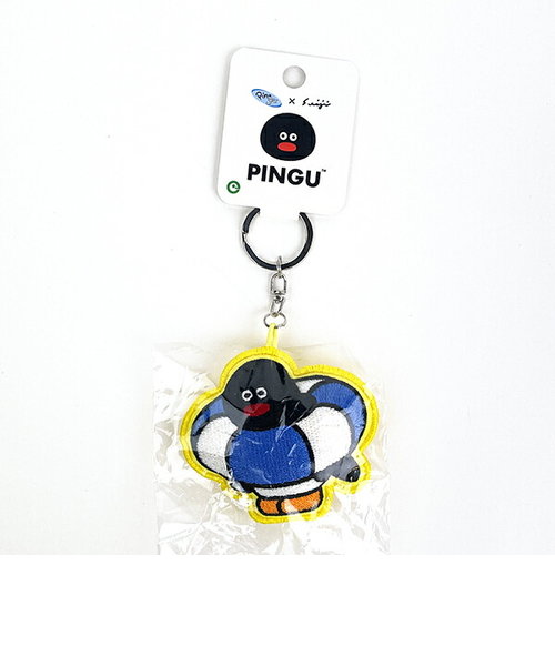 ピングー(PINGU)×松本セイジ 刺繍マスコットKC（PINGU） キーホルダー