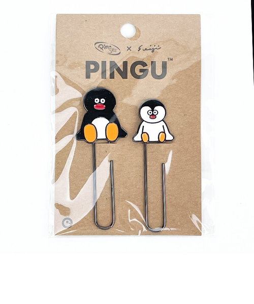 ピングー(PINGU)×松本セイジ メタルクリップセット（PINGU&PINGA） 文具