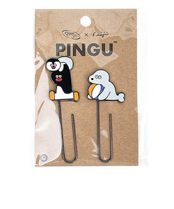 ピングー(PINGU)×松本セイジ メタルクリップセット（PINGU&ROBBY） 文具