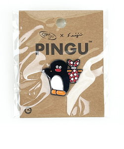 ピングー(PINGU)×松本セイジ ピンバッジ（Travel） 文具