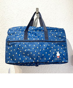 ミッフィー miffy えんぴつ 折りたたみボストンバッグ(L) (ネイビー) トラベル miffy