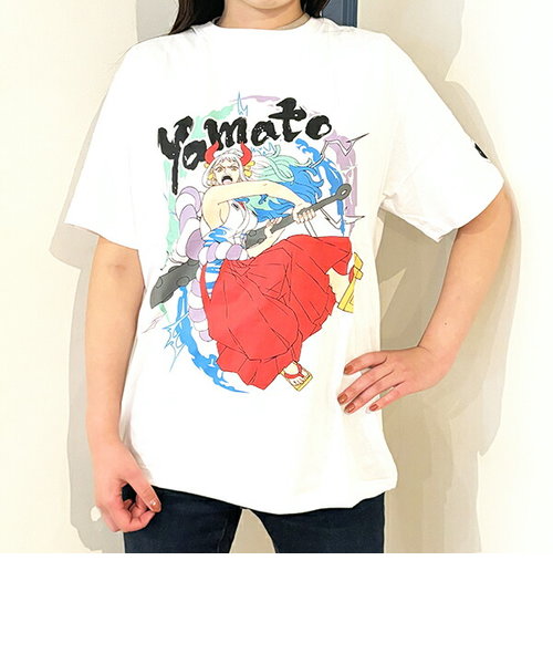 ワンピース ヤマト  Tシャツ(ホワイト) Lサイズ アパレル ジャンプ