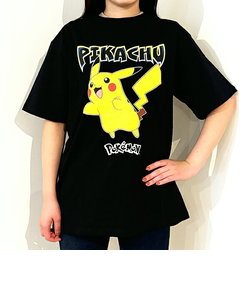 ポケットモンスター ピカチュウ ブラック Tシャツ Mサイズ アパレル ポケモン