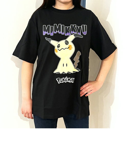 ポケットモンスター ミミッキュ ブラック Tシャツ Mサイズ アパレル ポケモン