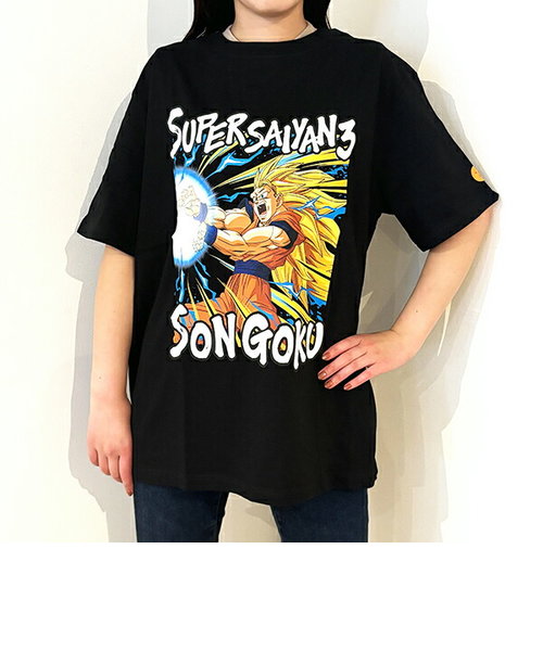 ドラゴンボール かめはめ波 Tシャツ(ブラック) 悟空SS LLサイズ アパレル ジャンプ