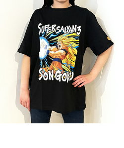 ドラゴンボール かめはめ波 Tシャツ(ブラック) 悟空SS 3Lサイズ アパレル ジャンプ