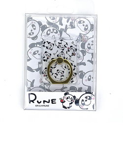 内藤ルネ スマホリング ルネパンダ スマホ用品 Rune