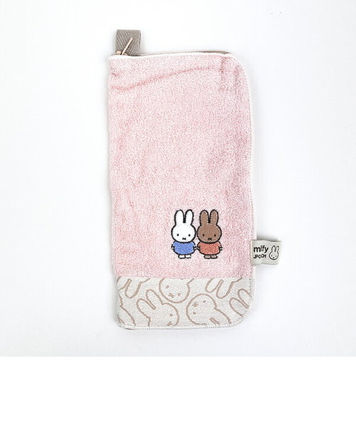 ミッフィー miffy オーガニックコットン どっとポーチ 小物入れ