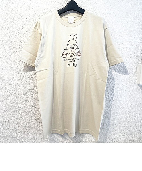 ミッフィー  miffy スイーツ Tシャツ アイボリー Lサイズ アパレル