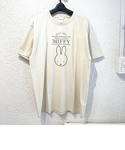 ミッフィー  miffy かお Tシャツ アイボリー Lサイズ アパレル