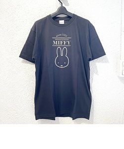 ミッフィー  miffy かお Tシャツ ブラック Lサイズ アパレル