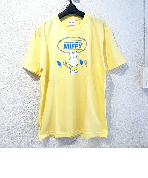 ミッフィー  miffy アイス Tシャツ イエロー Lサイズ アパレル