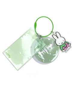 ミッフィー miffy チェキ収納＆バッジホルダー グリーン 推し活