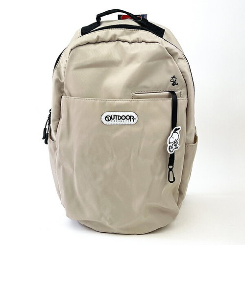 スヌーピー OUTDOOR PRODUCTS コラボ リュックサック グレージュ バッグ SNOOPY