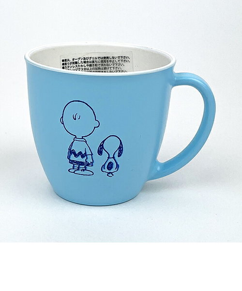 スヌーピー 親子マグカップ（S) 後ろ姿 BL SN コップ 食器 日本製 SNOOPY