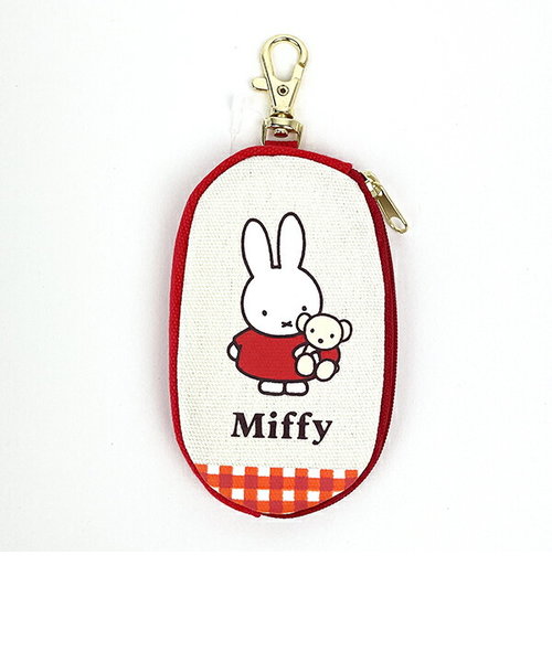 ミッフィー スマートキーケース ギンガムシリーズ レッド miffy