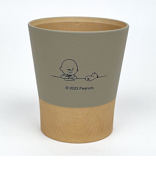 スヌーピー 塗り分けカップ  あま色 STUDY SN コップ 食器 日本製 SNOOPY