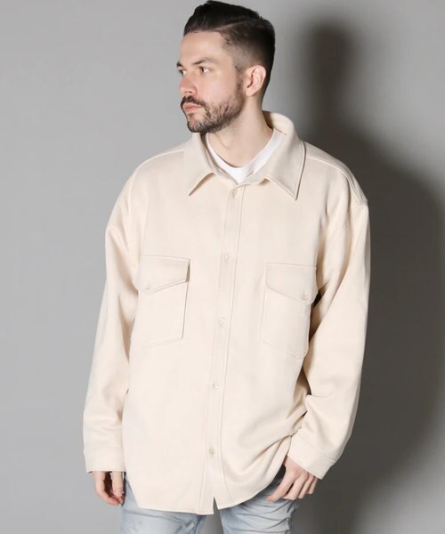 Je フェイクスウェード Cpo シャツジャケット ジャックローズ ジャックローズ の通販 Mall