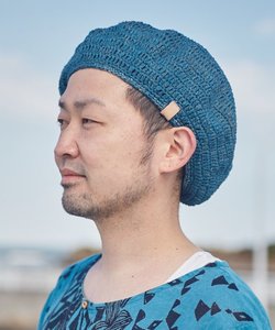【チャイハネ】オルテガ手編みニットベレー帽