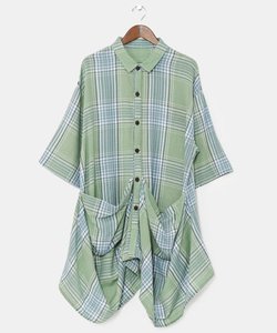 【チャイハネ】キオリ変形MEN'Sロングシャツ