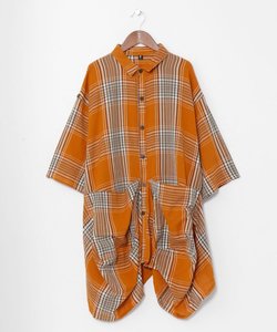 【チャイハネ】キオリ変形MEN'Sロングシャツ