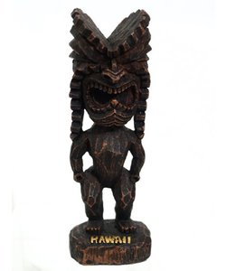 【kahiko】Ancient Hawaiian TIKI FIGURINE（M size）