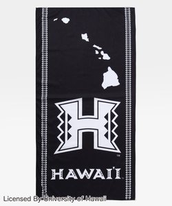 【Kahiko】University of Hawaii ブラックビーチタオル