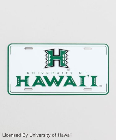 Kahiko】University of Hawaii ハワイナンバープレート | カヒコ ...