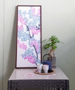 【カヤ】注染手ぬぐい 寒緋桜