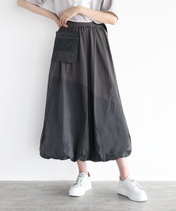 LASUD メッシュポーチ付バルーンスカート