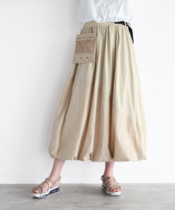 LASUD メッシュポーチ付バルーンスカート
