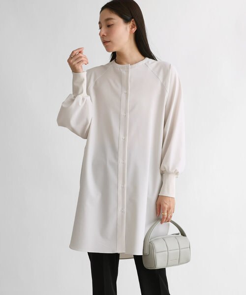 2022年最新版☆高級感溢れる Aga バルーンスリーブエンボスブラウス