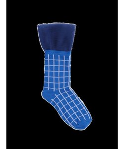 【FAKUI】PATTERNED MESH BLOCKED SOCKS