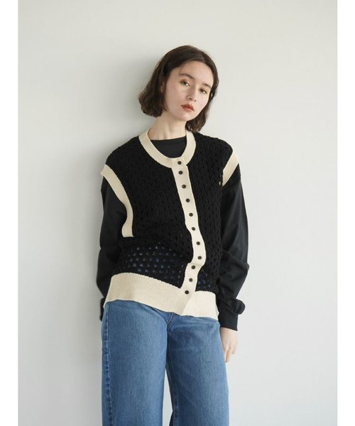 Bicolor Knit Vest | MEDOC（メドック）の通販 - &mall