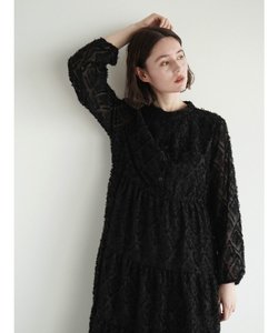 Feather jacquard onepiece