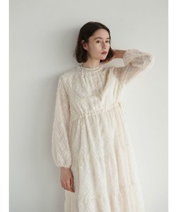 Feather jacquard onepiece