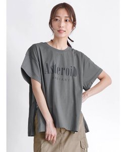 サイドジップオーバーシルエットＴシャツ