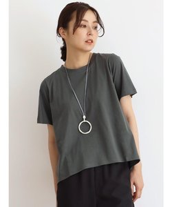 バックタック無地Tシャツ