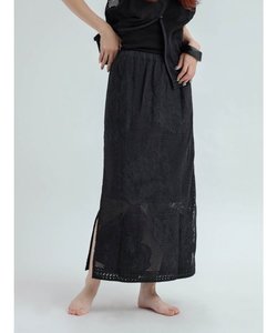 インドコットン刺繍スカート